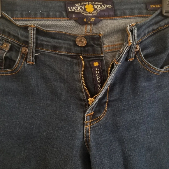 Lucky brand straight leg size 4 jeans - Picture 2 of 15